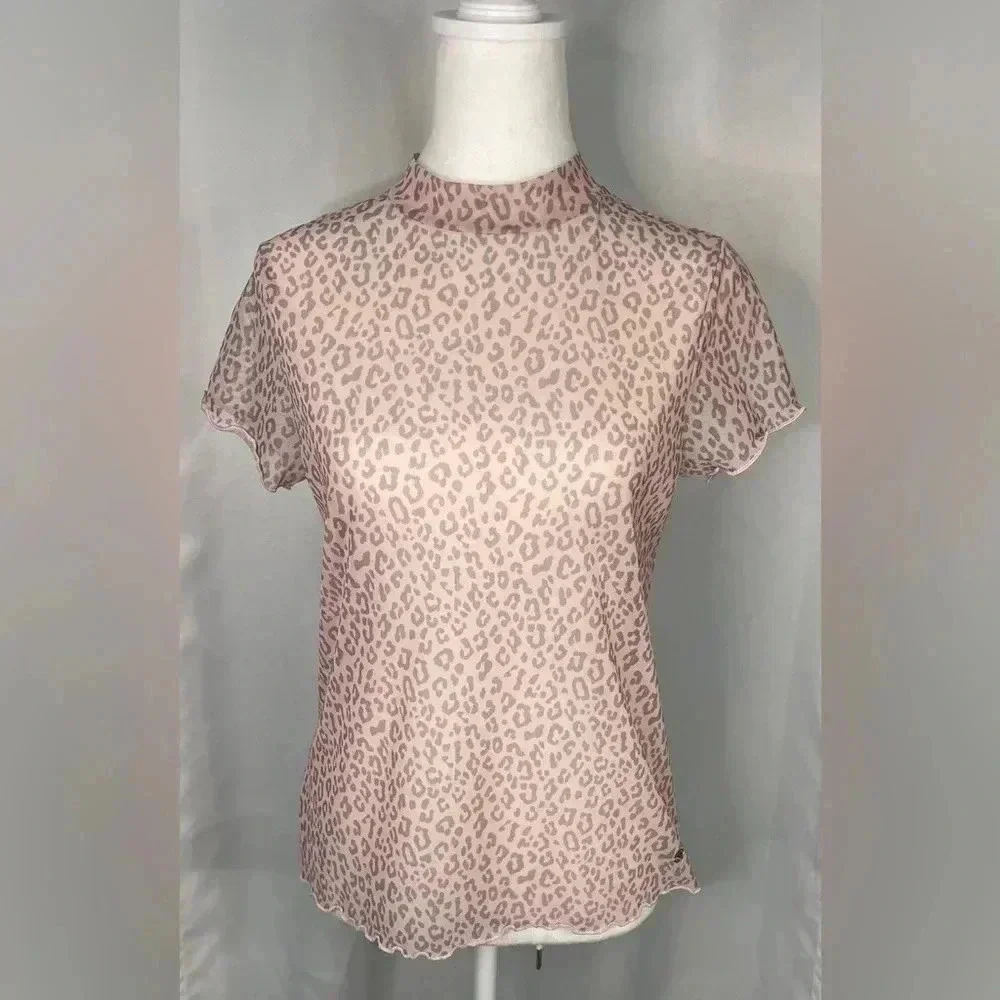 Justice top sheer short sleeve girls‎